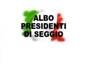 Aggiornamento Albo Presidente di seggio elettorale